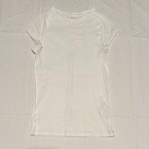 We The Free Cream Short Sleeve Top
